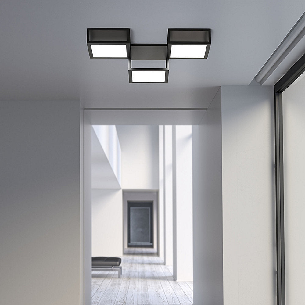 Cubix 3-Light LED Flushmount