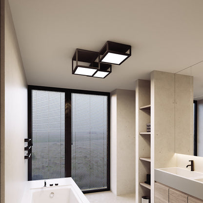 Cubix 3-Light LED Flushmount