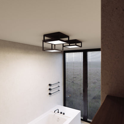 Cubix 3-Light LED Flushmount