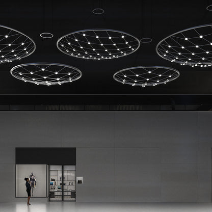 Constellation Galaxy Matrix Round LED Pendant