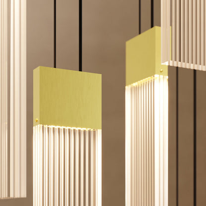 V Panels LED Multi-Light Pendant