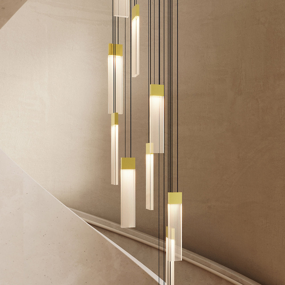 V Panels LED Multi-Light Pendant