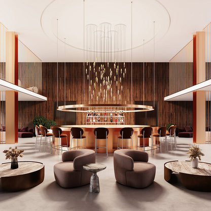 Sultana Multi-Light Round LED Pendant