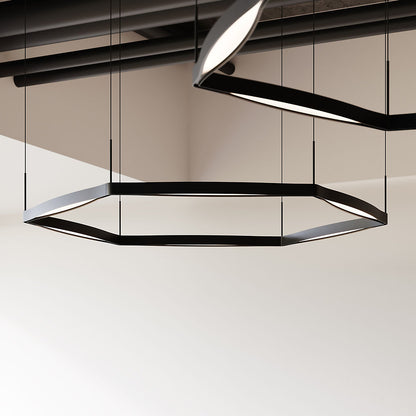 Ola Single Ring LED Multi-Light Pendant