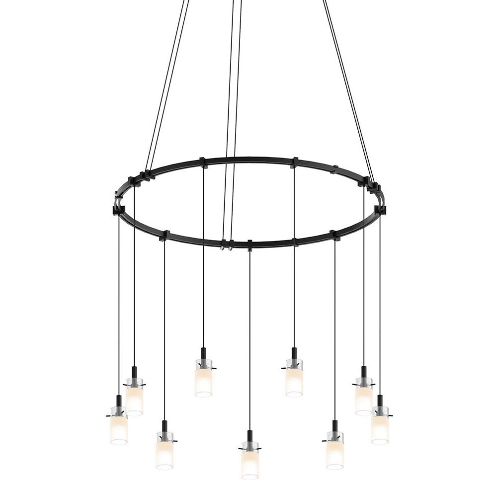 Suspenders 24-Inch LED Single Ring Chandelier