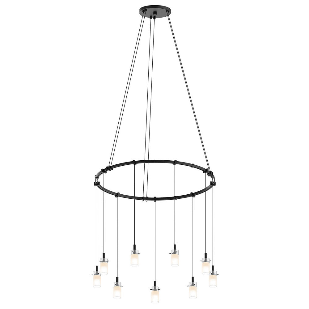 Suspenders 24-Inch LED Single Ring Chandelier