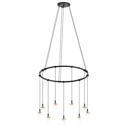 Suspenders 24-Inch LED Single Ring Chandelier