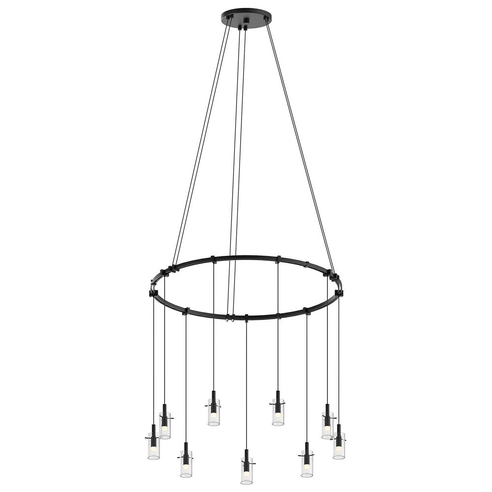 Suspenders 24-Inch LED Single Ring Chandelier