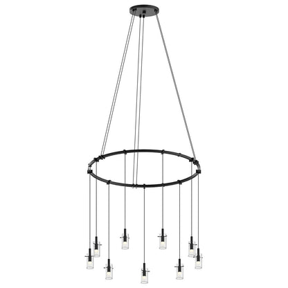 Suspenders 24-Inch LED Single Ring Chandelier