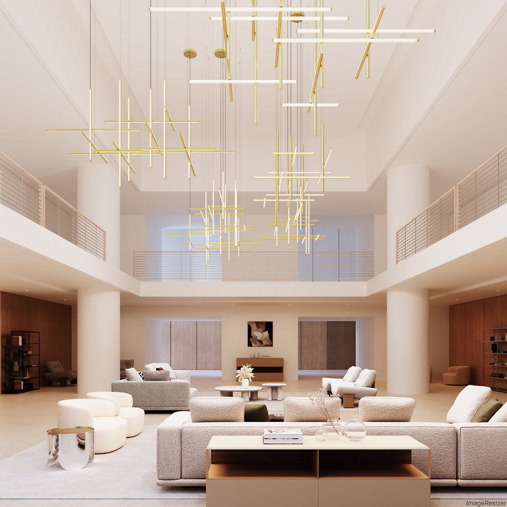 Labyrinth Intersections LED Chandelier