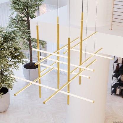 Labyrinth Intersections LED Chandelier