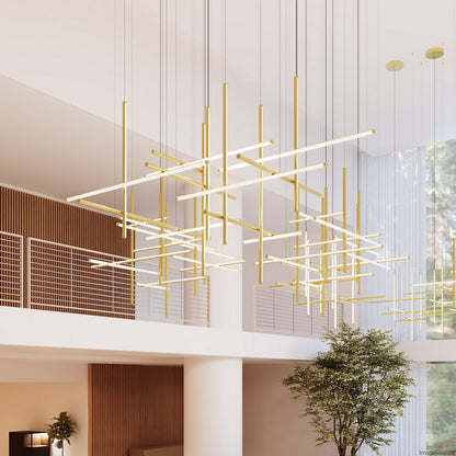 Labyrinth Intersections LED Chandelier
