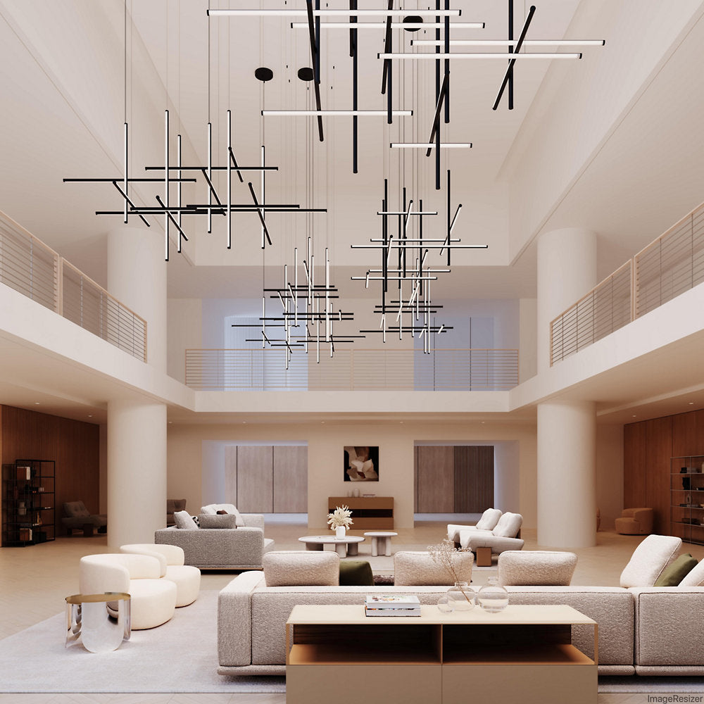 Labyrinth Intersections LED Chandelier