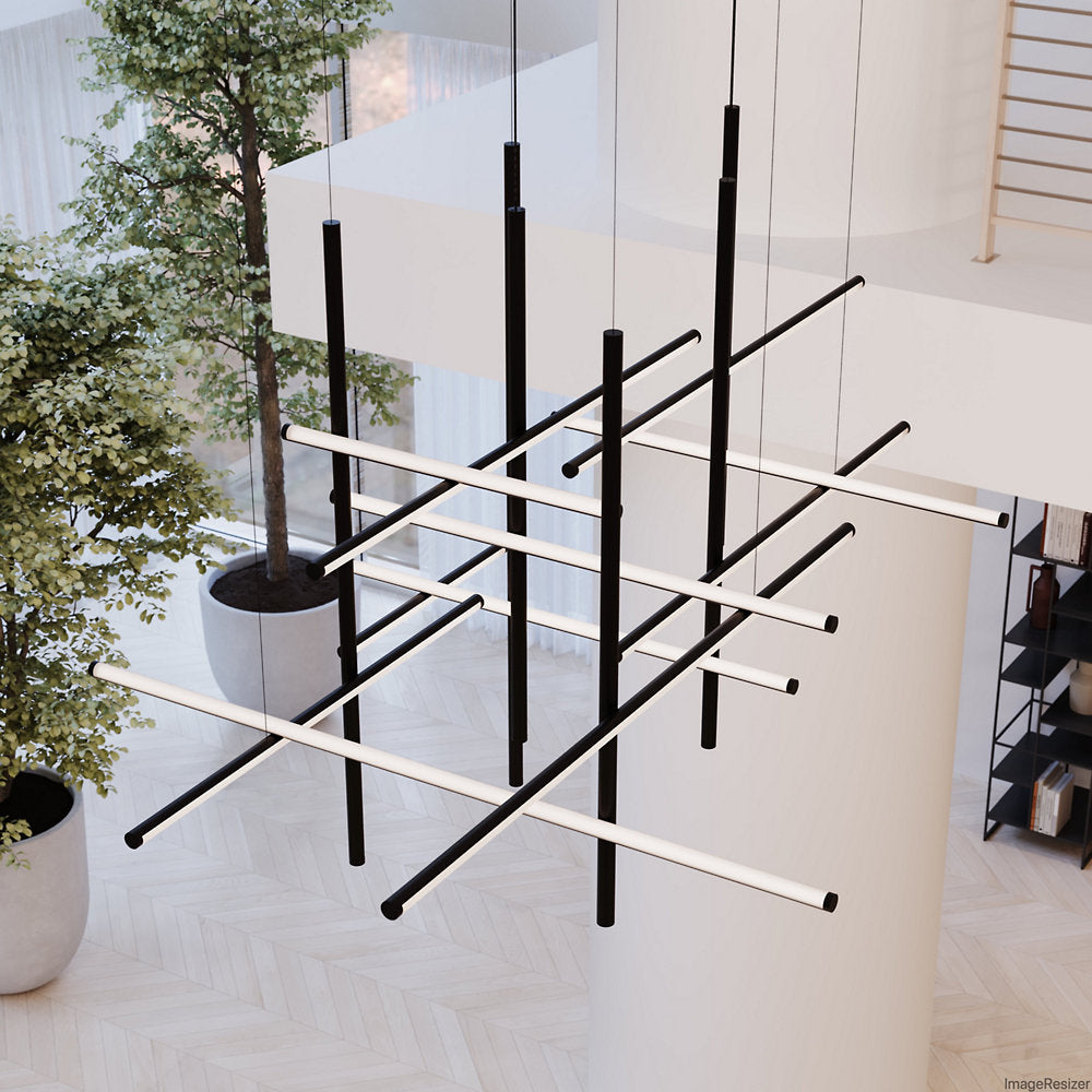 Labyrinth Intersections LED Chandelier