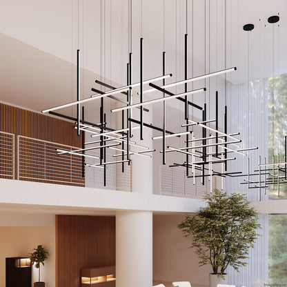 Labyrinth Intersections LED Chandelier