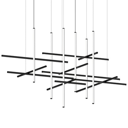 Labyrinth Intersections LED Chandelier