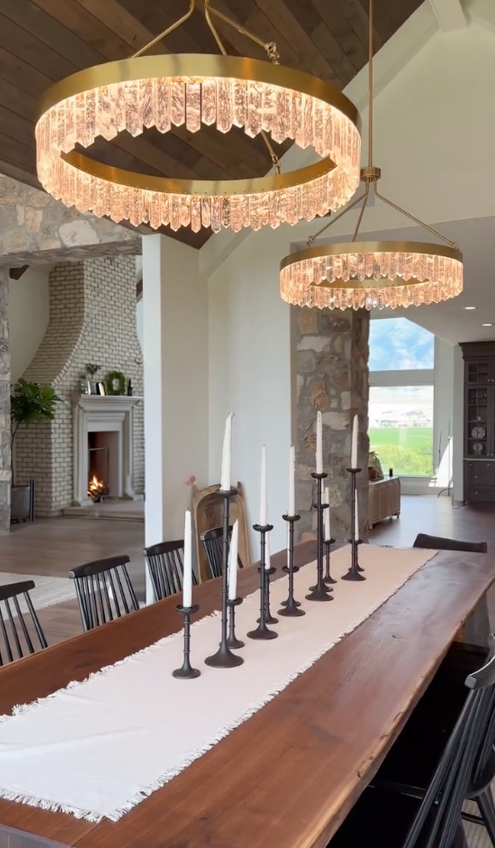 Landon 34-in LED Pendant