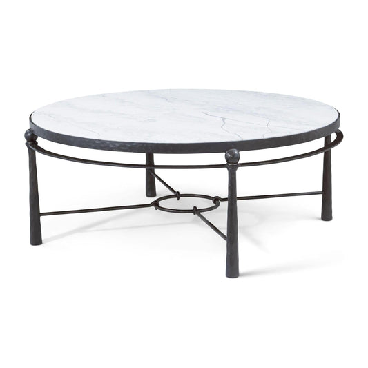 Theodore Alexander Spencer London Round Metal Cocktail Table Clearance