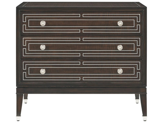Spencer London 3-Drawer Nightstand in Fulham Finish