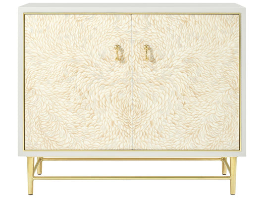 Judith Leiber Two Door Chest Feather Solstice Finish