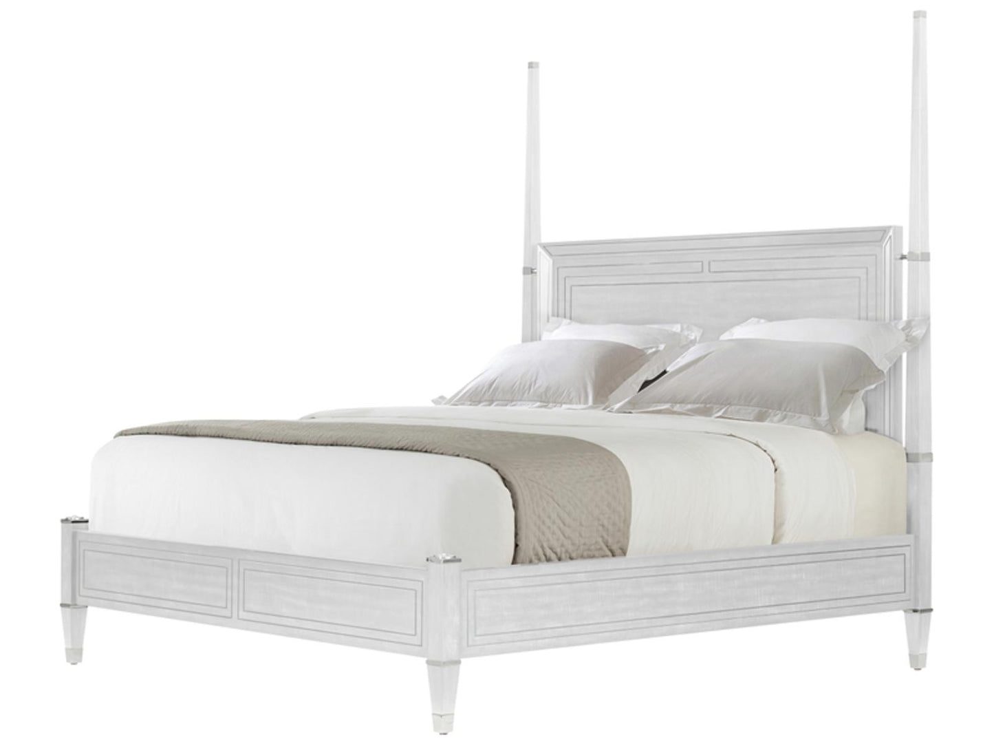 Spencer London Queen Poster Bed in Chelsea Finish