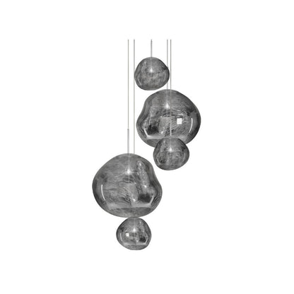 Melt Large Round LED Multi-Light Pendant
