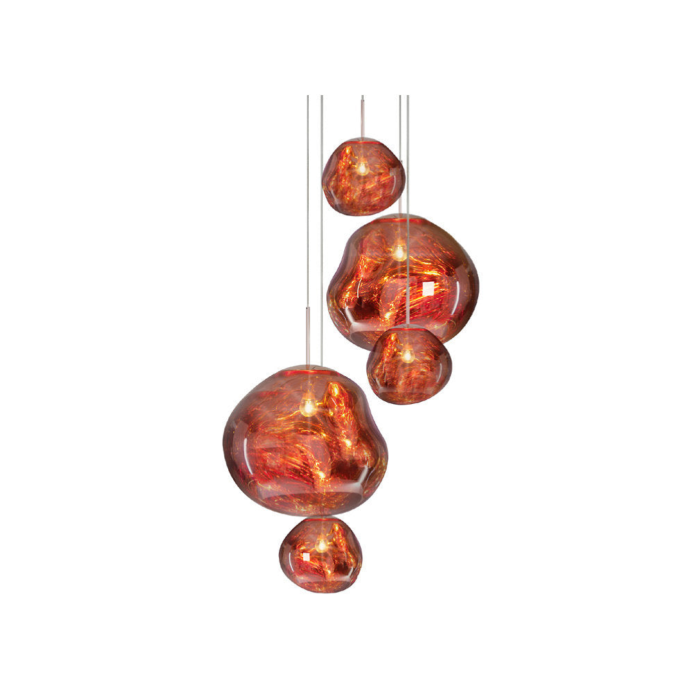 Melt Large Round LED Multi-Light Pendant