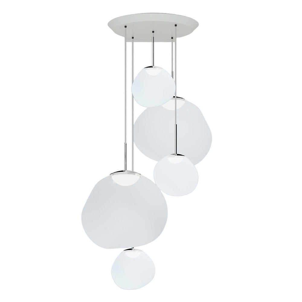 Melt Large Round LED Multi-Light Pendant