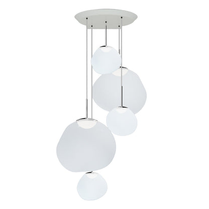 Melt Large Round LED Multi-Light Pendant