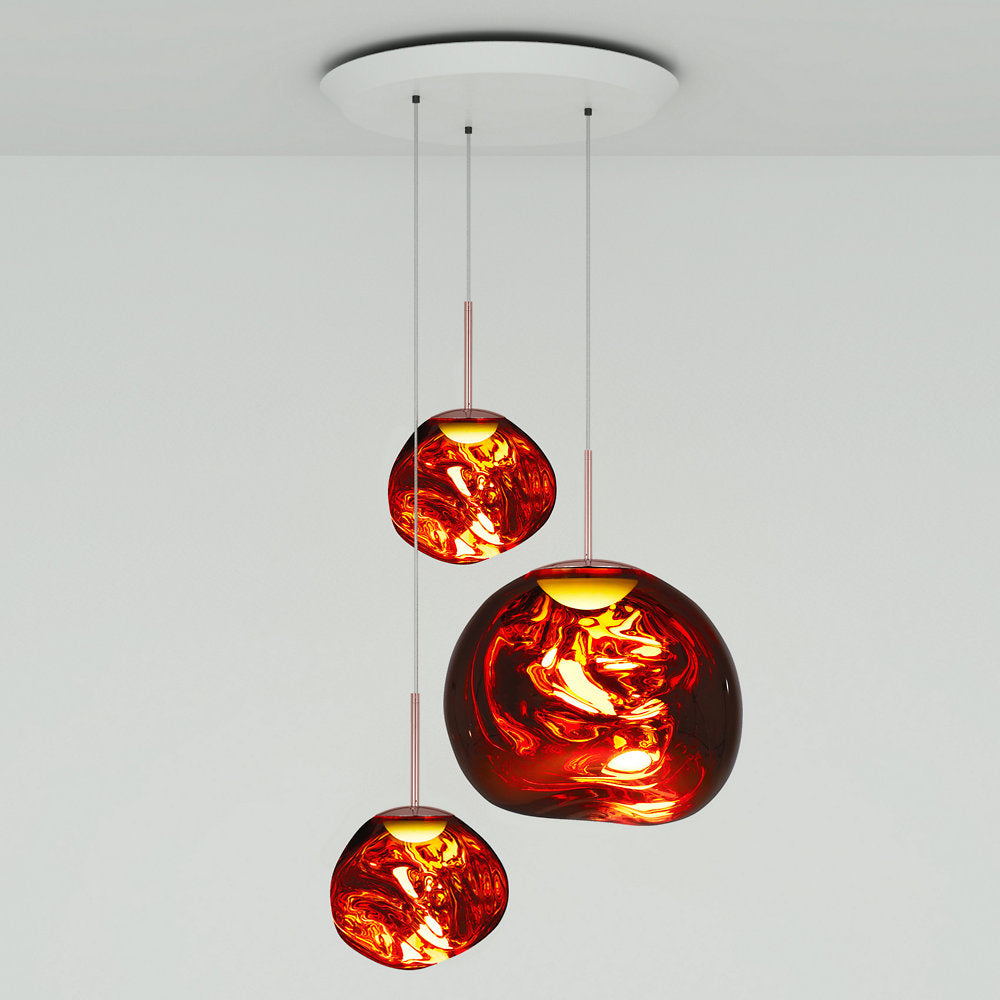 Melt Trio Round LED Multi-Light Pendant