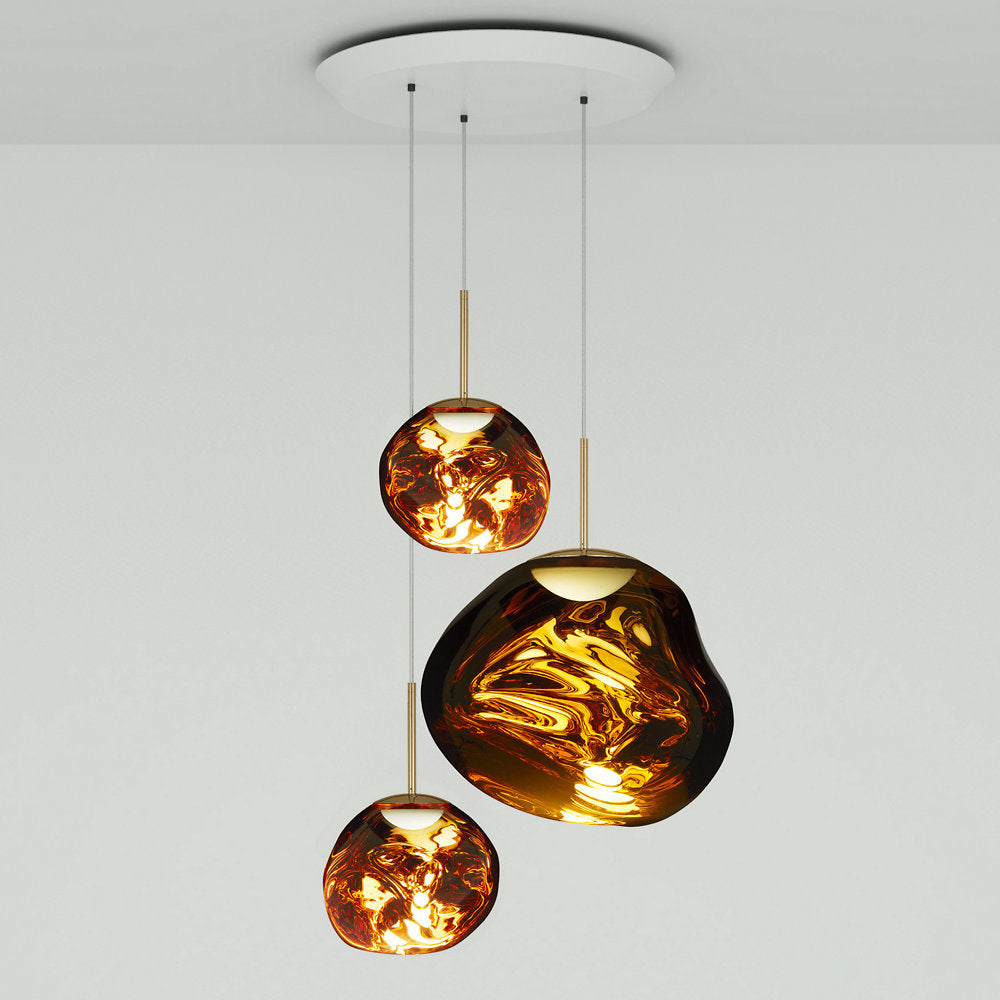 Melt Trio Round LED Multi-Light Pendant