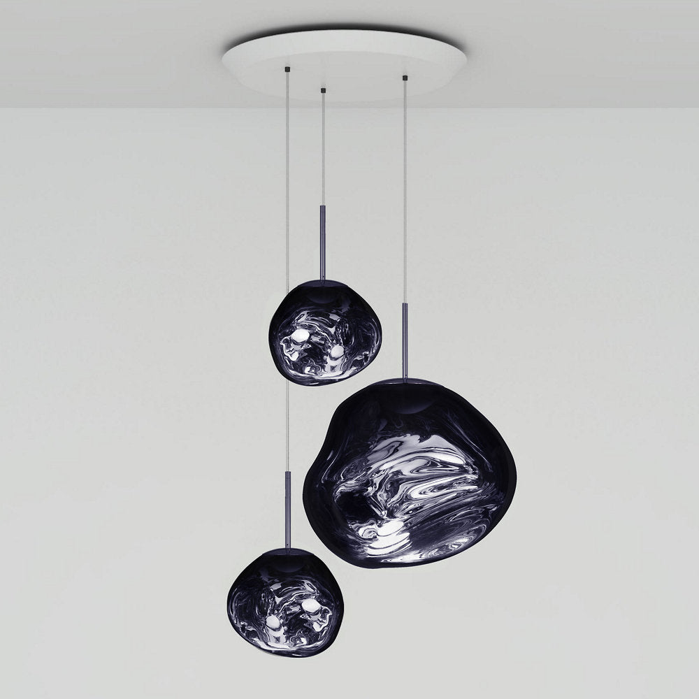 Melt Trio Round LED Multi-Light Pendant