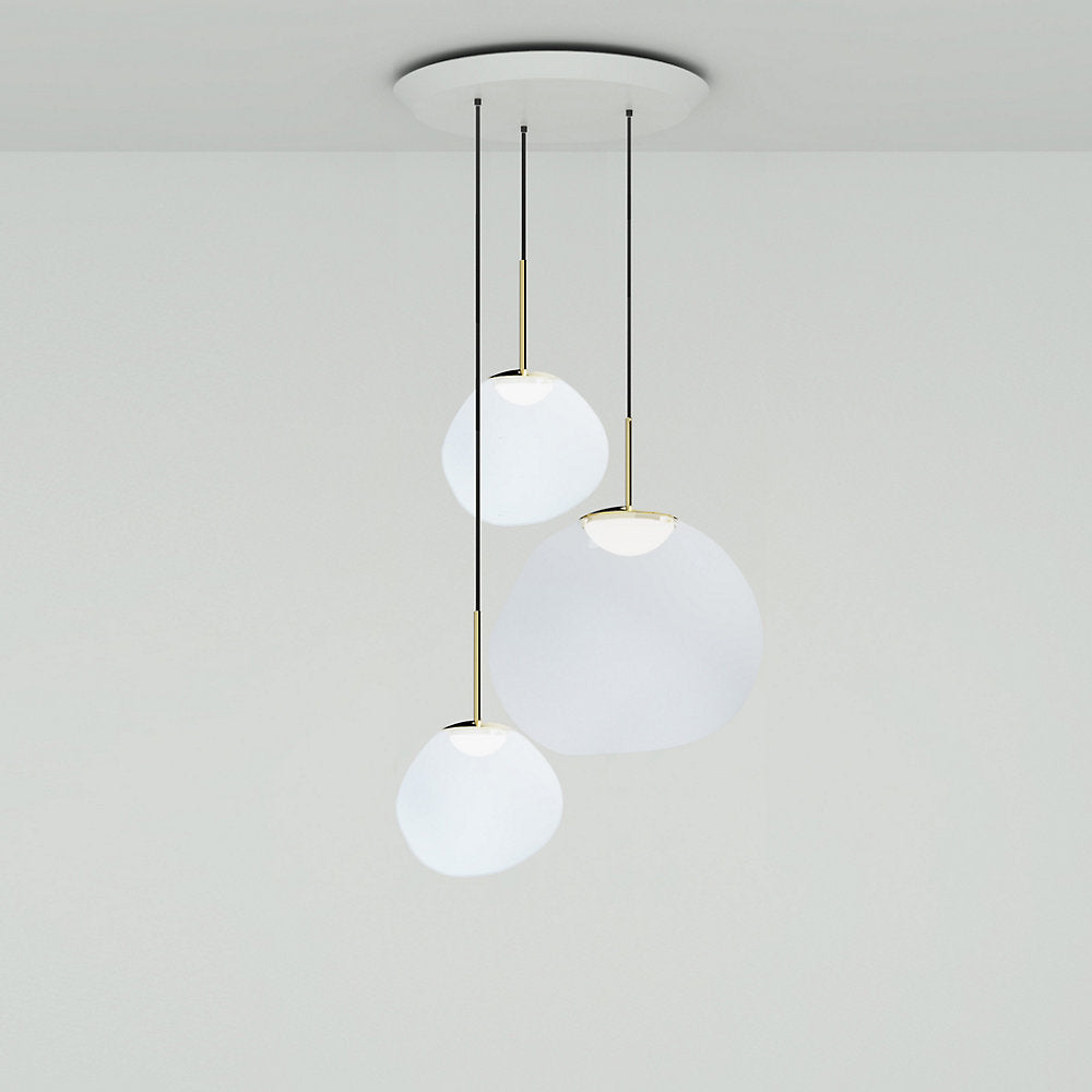 Melt Trio Round LED Multi-Light Pendant