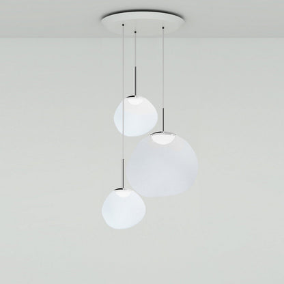 Melt Trio Round LED Multi-Light Pendant