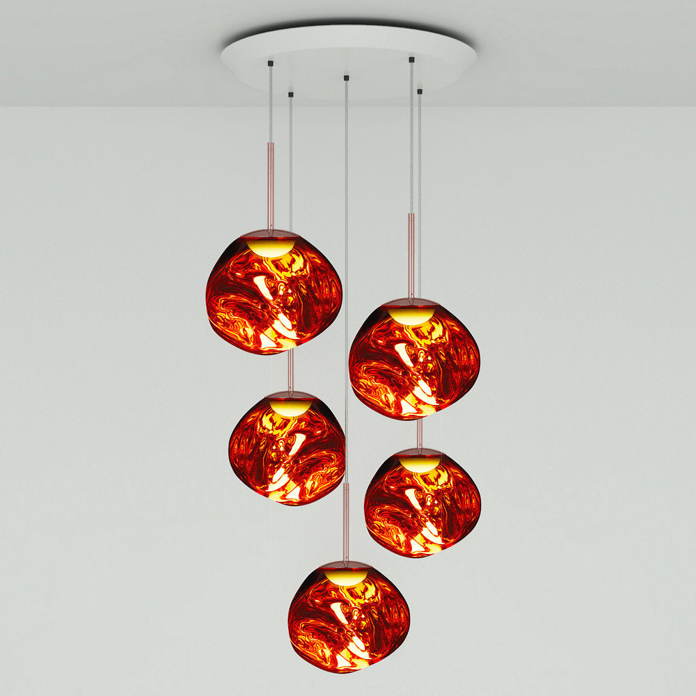 Melt Mini Round LED Multi-Light Pendant