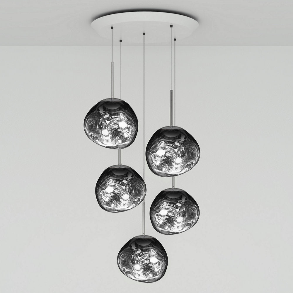 Melt Mini Round LED Multi-Light Pendant
