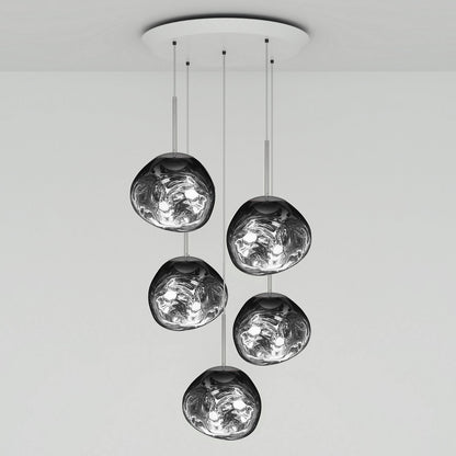 Melt Mini Round LED Multi-Light Pendant