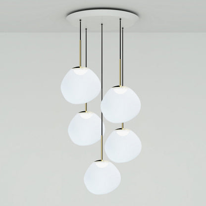 Melt Mini Round LED Multi-Light Pendant