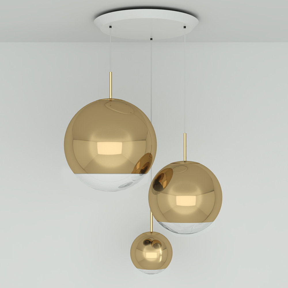 Mirror Ball Range Round LED Multi-Light Pendant