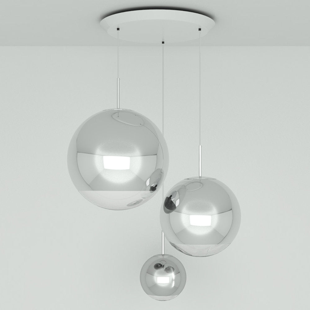 Mirror Ball Range Round LED Multi-Light Pendant