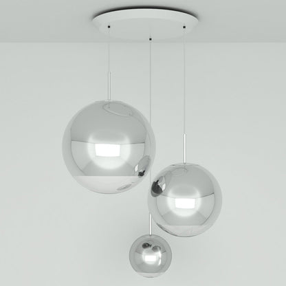 Mirror Ball Range Round LED Multi-Light Pendant