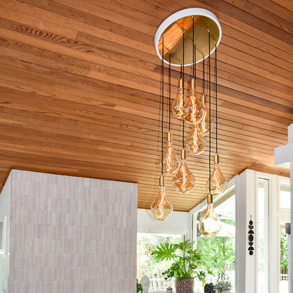 Voronoi LED Multi-Light Pendant