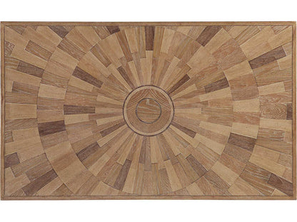 Home Los Altos Ducane Rectangular Coffee Table in Natural Oak