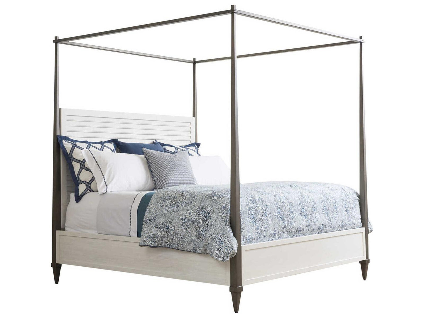 Ocean Breeze Coral Gables California King Poster Bed