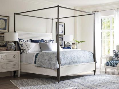 Ocean Breeze Coral Gables California King Poster Bed