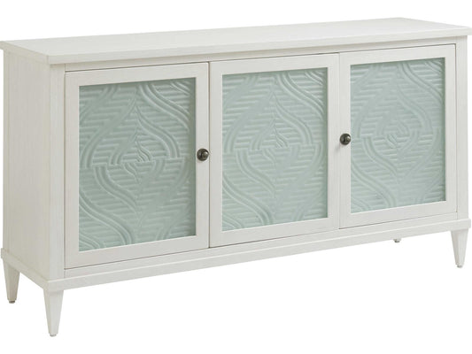 Ocean Breeze Turtle Point Buffet in Shell White and Sea Glass