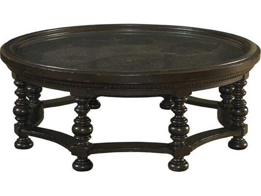 Kingstown Plantation Round Coffee Table in Tamarind Finish