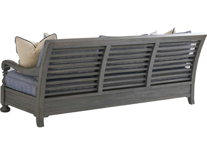 Ocean Breeze Bluffton 3-Seat Sofa in Seagull Gray
