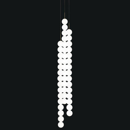 Abacus 15 Sphere 3 LED Chandelier