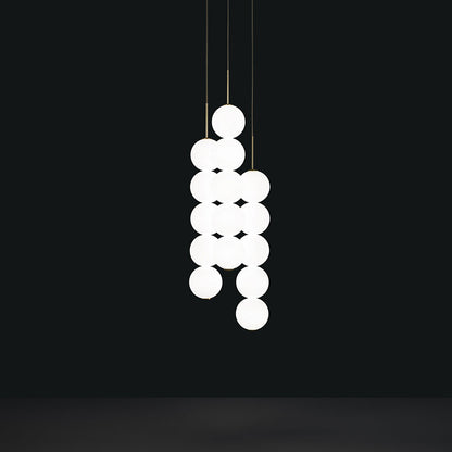 Abacus 5 Sphere 3 LED Chandelier